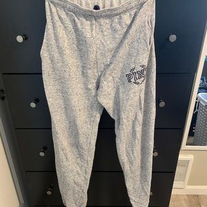 Pink campus sweat pants